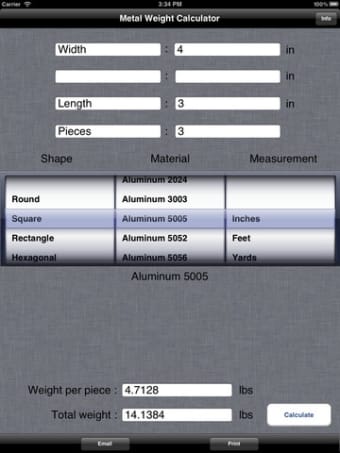Image 5 for Metal Weight Calculator L…
