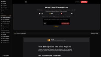 Image 0 for FREE AI YouTube Title Gen…