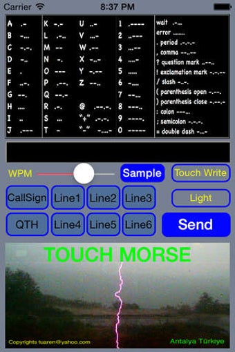 Image 0 for Touch-Morse