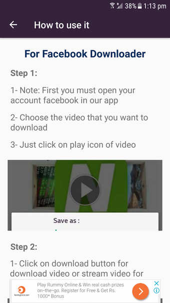 Image 1 for Video Downloader for Face…