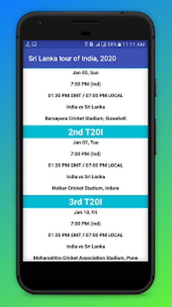 Imagen 1 para India Vs Sri Lanka T20 Se…