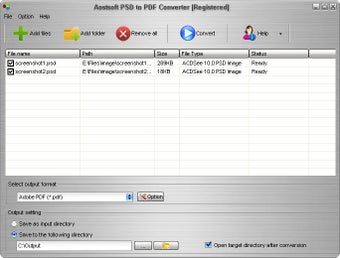 Image 0 for Aostsoft PSD to PDF Conve…