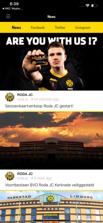 Image 0 for Roda JC - Officile Club A…