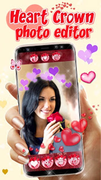 Imagen 1 para Heart Crown Photo Editor …