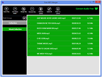 Image 0 for Free MP3 Merger