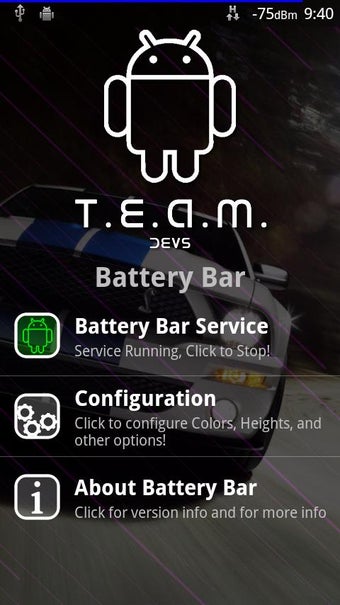 Image 2 for T.E.A.M. Battery Bar