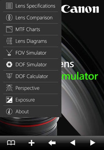 Imagen 0 para EF Lens Simulator South A…