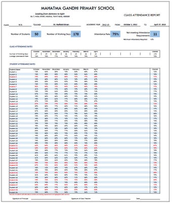 Imagen 4 para School Attendance Registe…