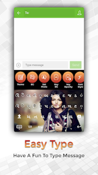Imagen 2 para Easy Typing Gujarati Keyb…