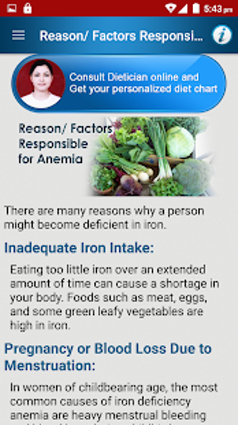 Imagen 1 para Anemia Care Diet & Nutrit…