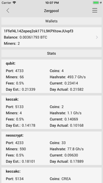 Image 1 for Mining Pool Tracker