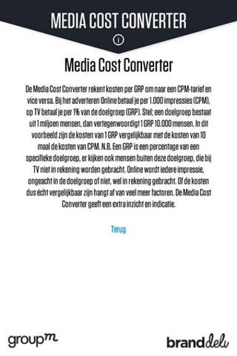 Image 0 for Media Cost Converter