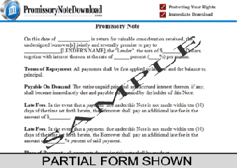 Image 0 for North Carolina Promissory…