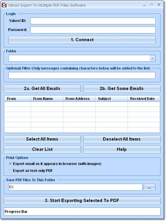 Imagen 0 para Yahoo! Mail Export To Mul…