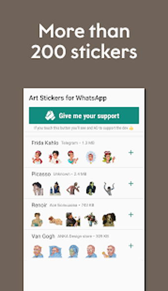 Imagen 2 para Art Stickers for WhatsApp