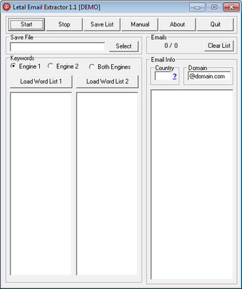 Imagen 0 para Lethal Email Extractor