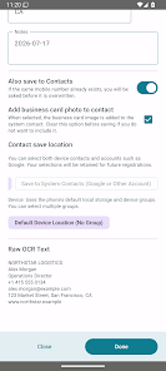 Imagen 0 para Business Card Scanner: AI…