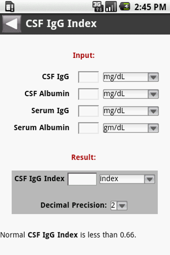 Image 1 for MedCalc 3000 Neurology