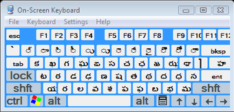 Image 0 for Axar Telugu Keyboard Hori…