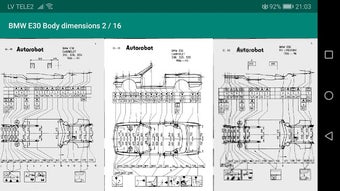 Image 1 for BMW e30 Body dimensions