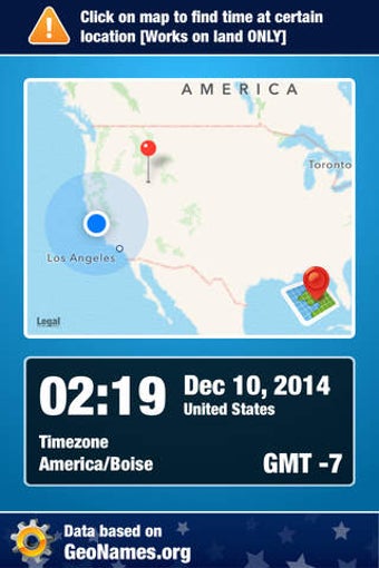 Image 0 for World Clock on Earth Map …