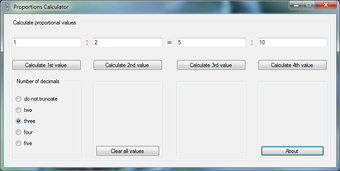 Image 0 for Proportions Calculator