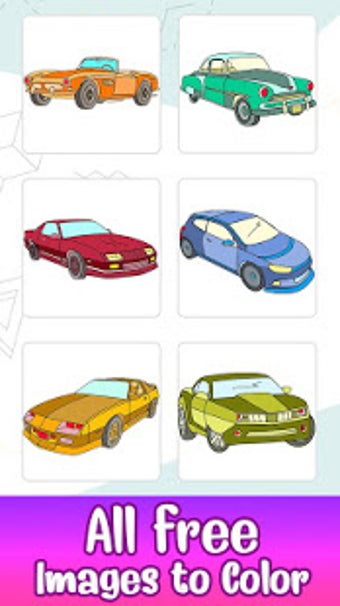 Image 0 for Classic Cars Paint by Num…