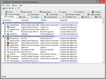 Image 0 for Autoruns Portable