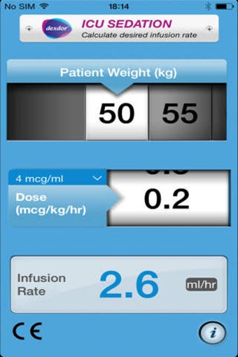 Image 0 for Dexdor Dosing Calculator