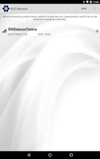Imagen 1 para BLE Sensor App