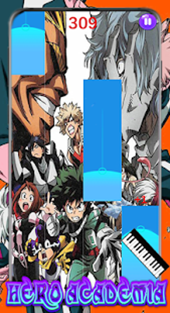Image 0 for Hero Academia Piano Tiles