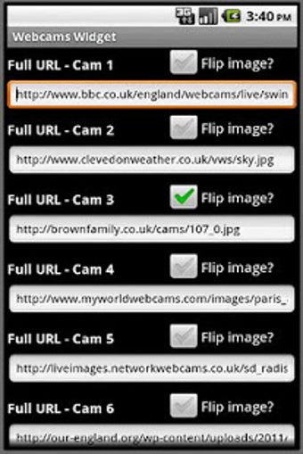 Imagen 2 para Webcams Widget