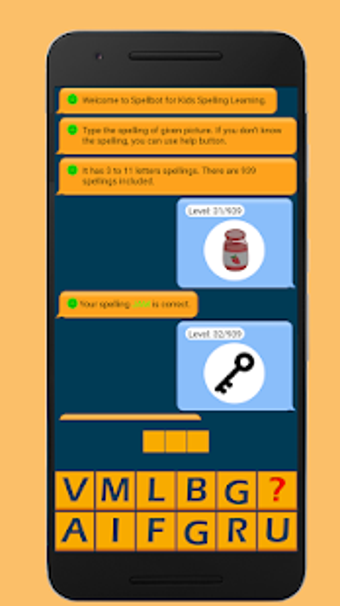 Image 0 for Spelling Quiz Chatbot -Sp…