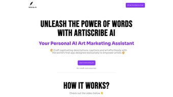 Image 0 for ArtiScribeAI