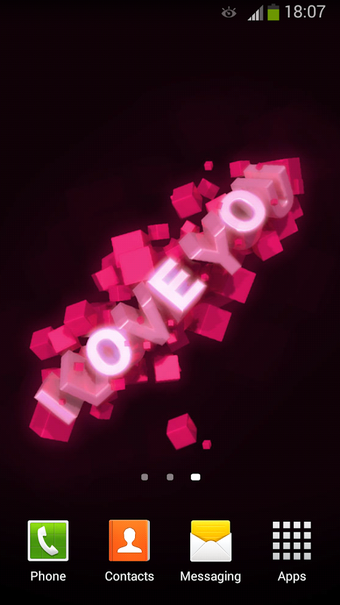 Imagen 1 para I Love You Live Wallpaper