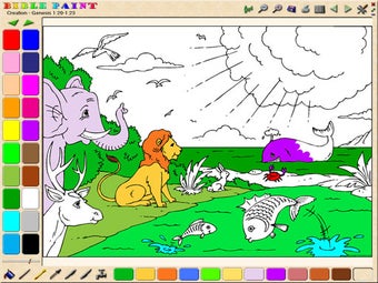 Imagen 0 para BiblePaint Coloring Book