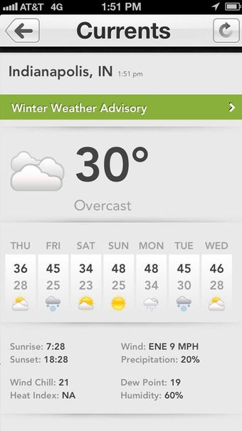 Image 3 for WTHR SkyTrak Weather