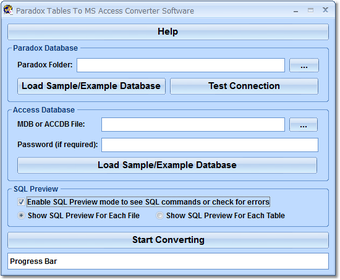 Image 0 for Paradox Tables To MS Acce…