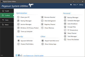 Imagen 0 para Pegasun System Utilities