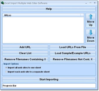 Image 0 for Excel Import Multiple Web…