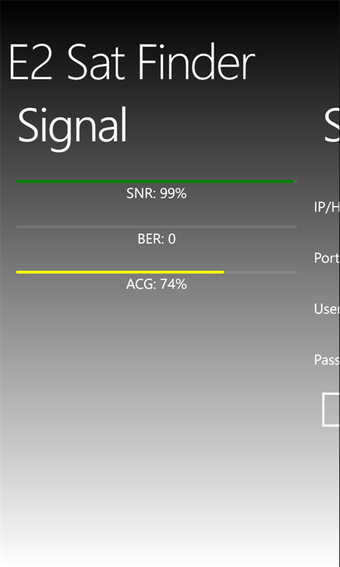 Image 1 for E2 Sat Finder for Windows…