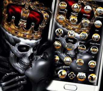 Image 0 for Gold Skull King Theme