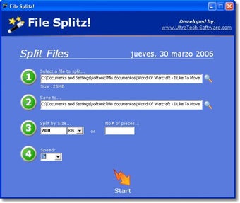Imagen 1 para File Splitz!