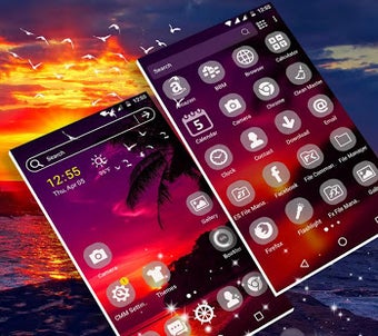 Imagen 1 para Sunset Launcher Theme