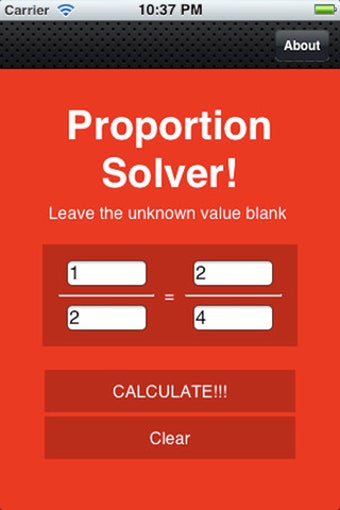 Image 0 for Proportions Solver