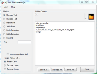 Imagen 0 para Bulk File Rename