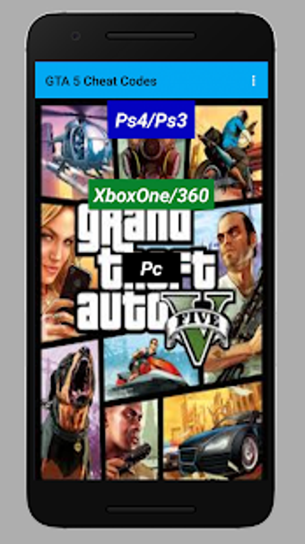 Image 2 for Cheat Codes for GTA V