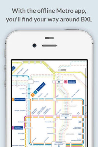 Image 0 for Brussels Metro Map