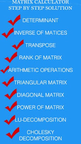 Image 0 for Matrix Calculator | Step …