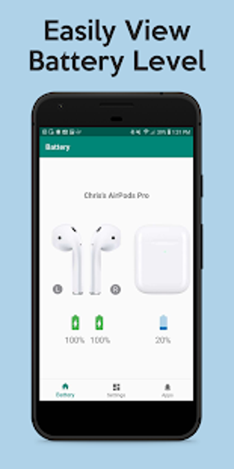 Imagen 3 para PodAir - AirPods Battery …